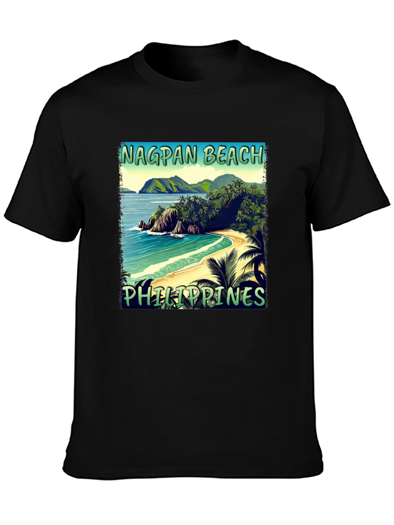 Nagpan Beach Philippines T-Shirt - Island Getaway
