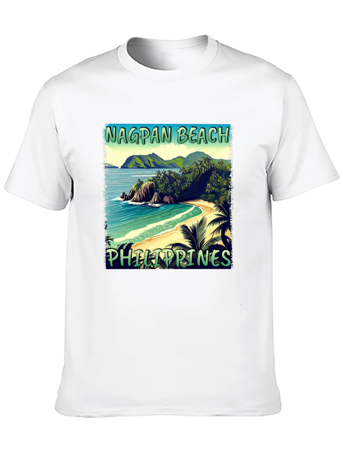 Nagpan Beach Philippines T-Shirt - Island Getaway