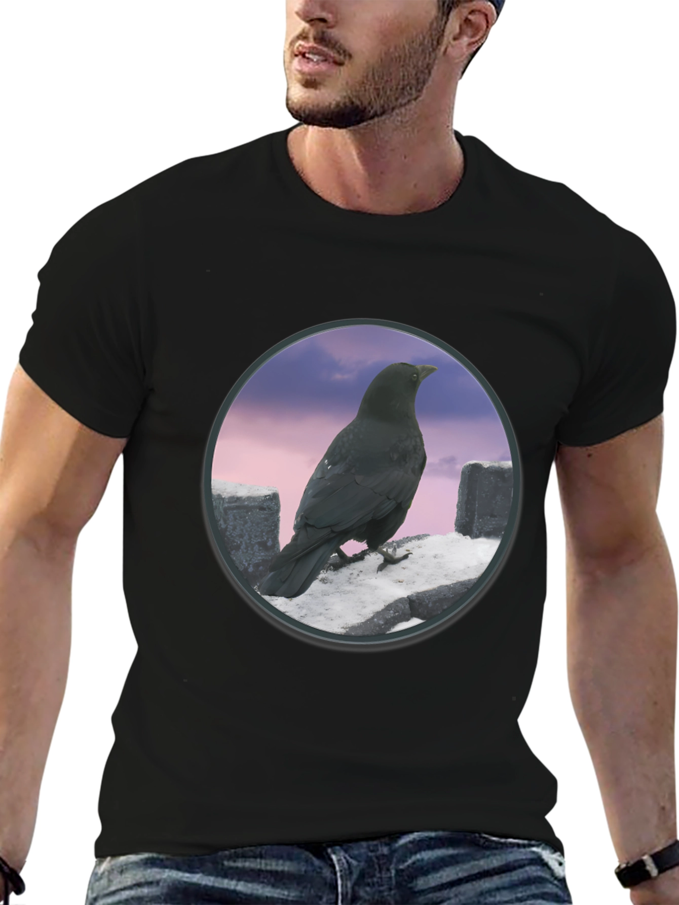Raven on The Wall T-Shirt