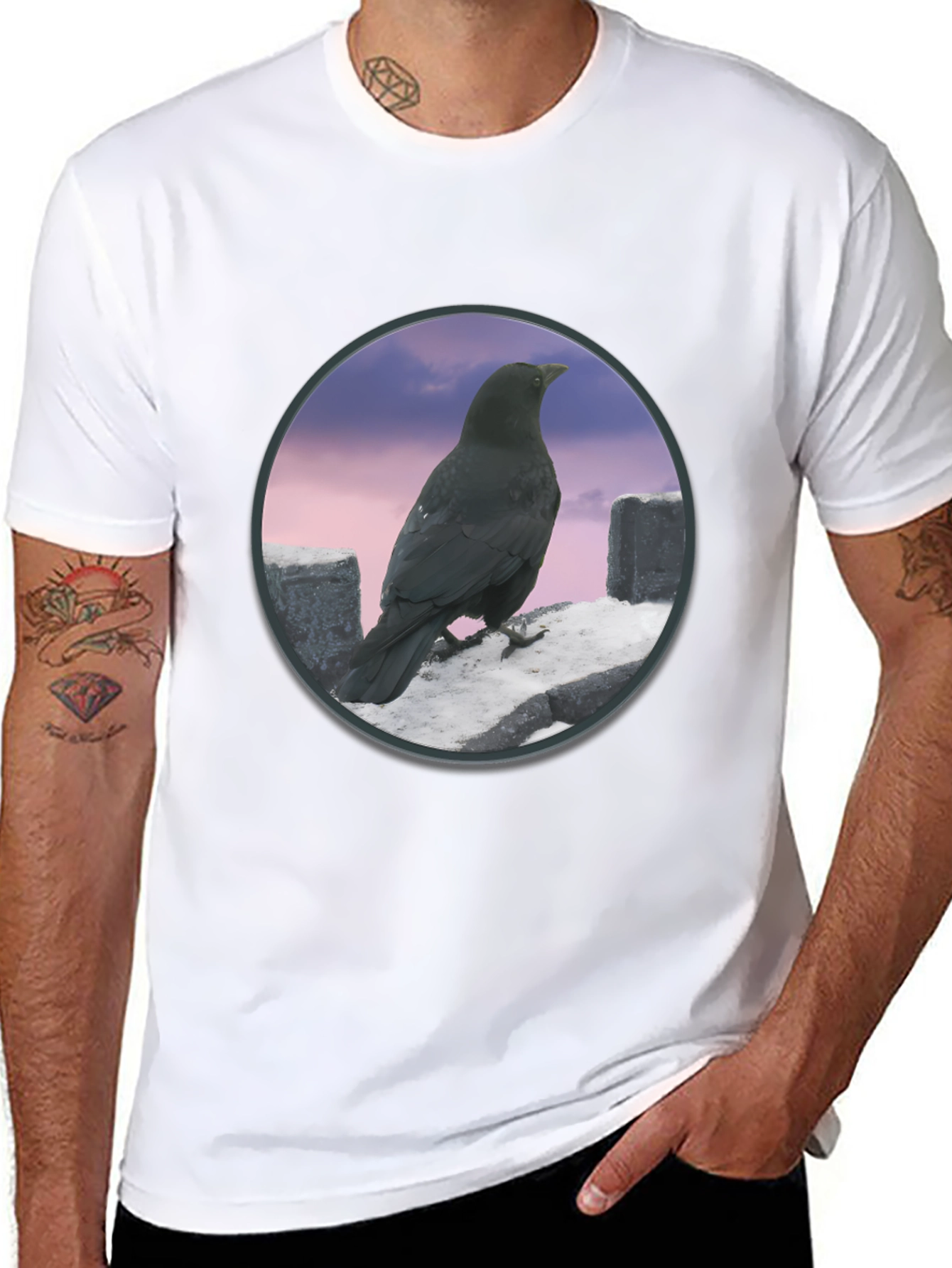 Raven on The Wall T-Shirt