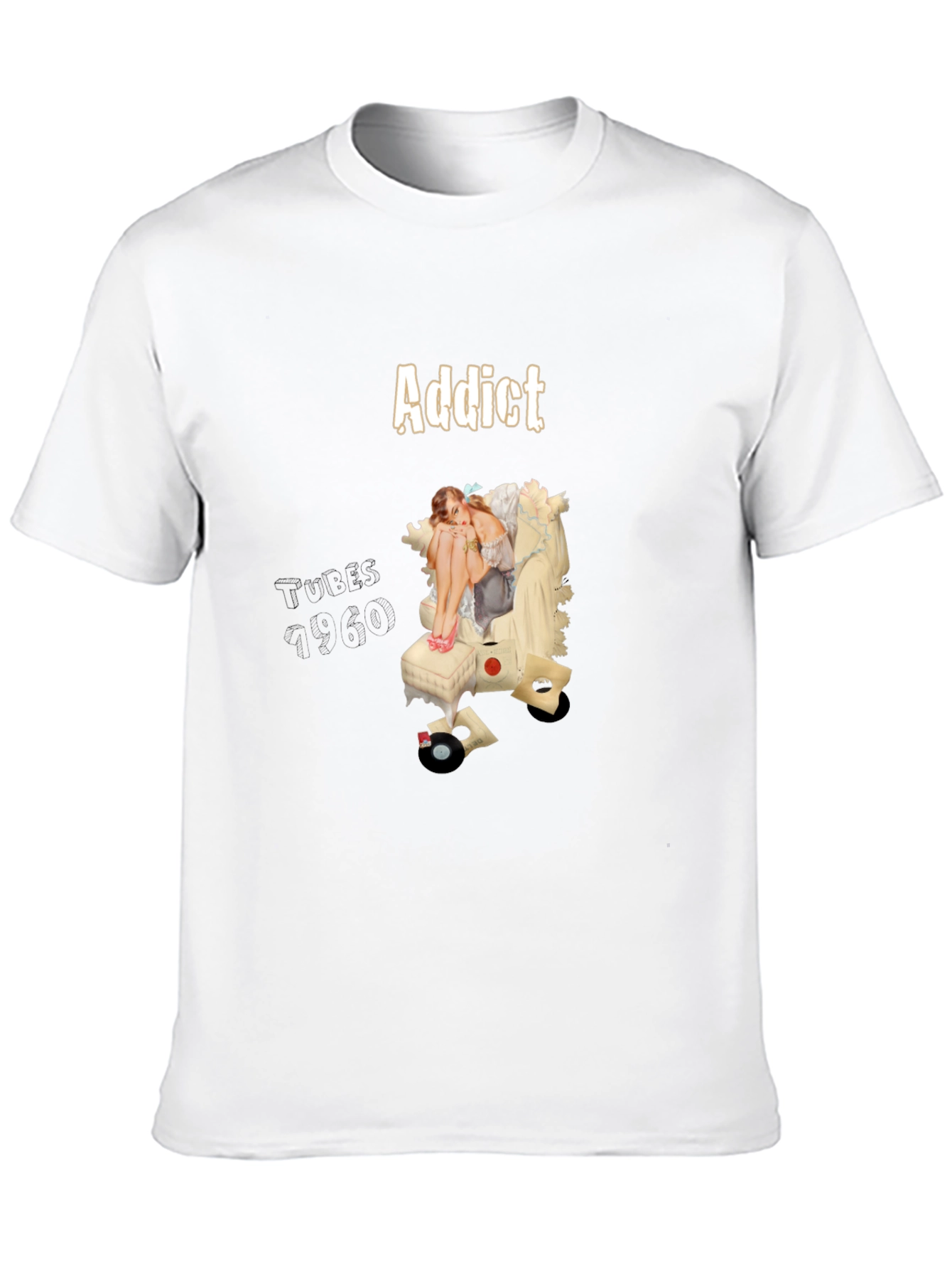 Addict Graphic T-Shirt - Unique Design