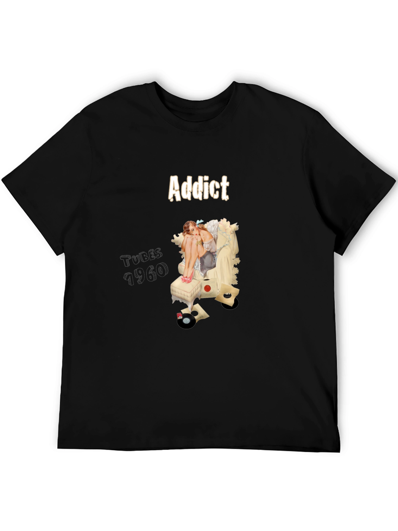 Addict Graphic T-Shirt - Unique Design