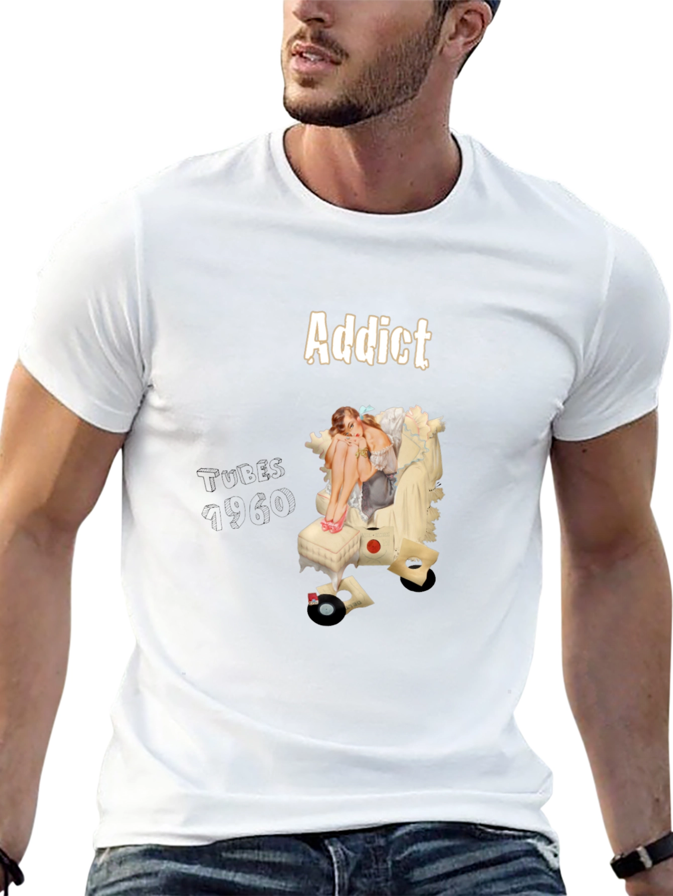 Addict Graphic T-Shirt - Unique Design