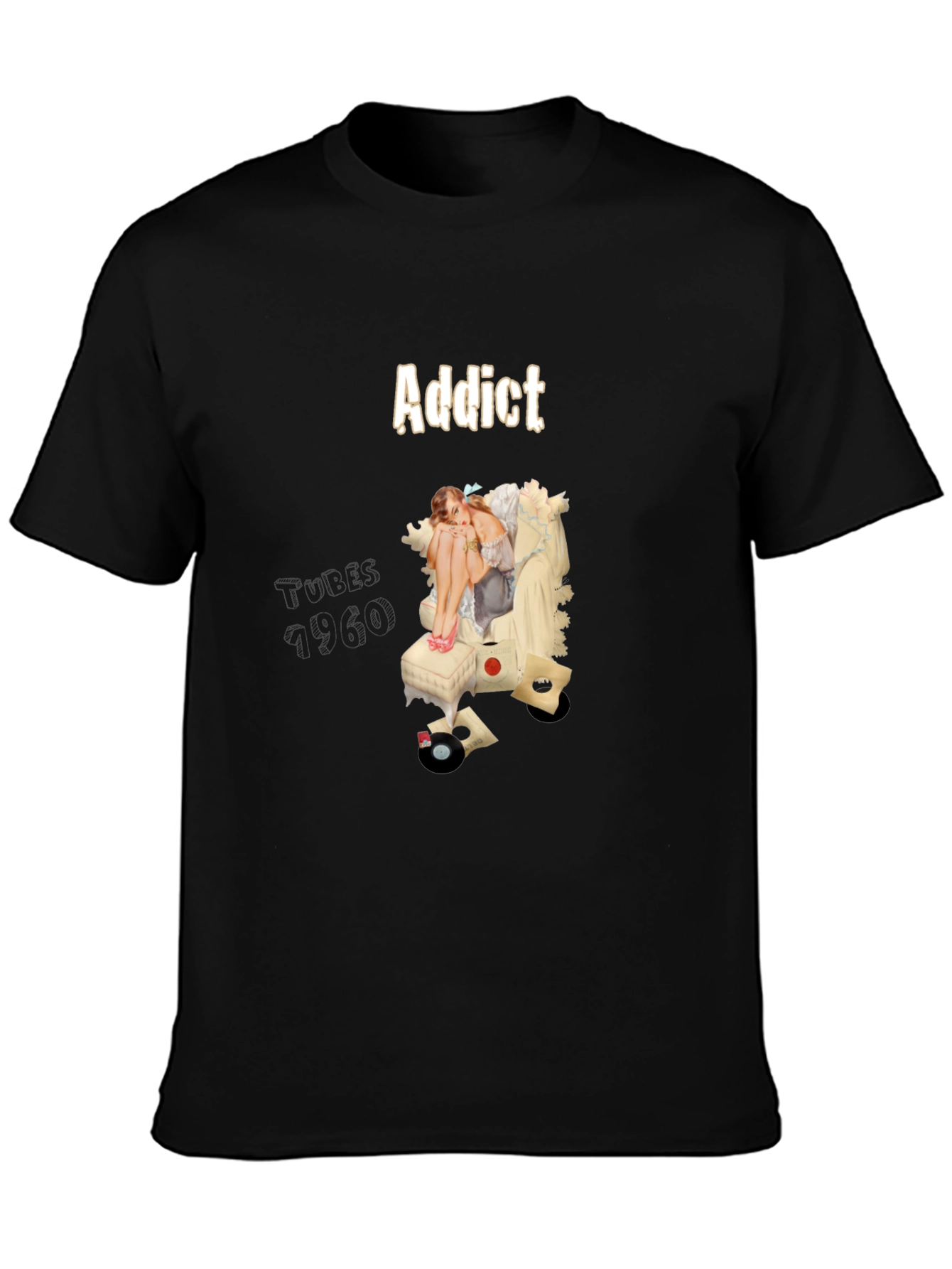 Addict Graphic T-Shirt - Unique Design
