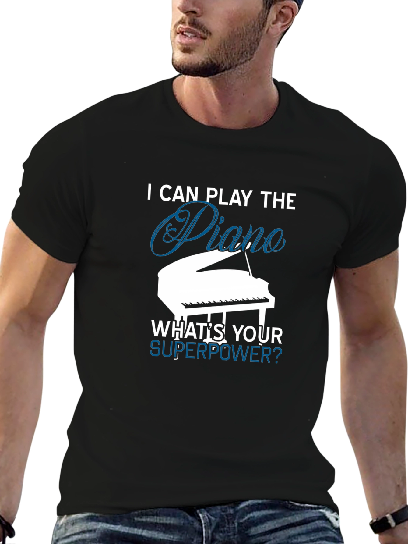 Piano Superpower T-Shirt - Musician Gift