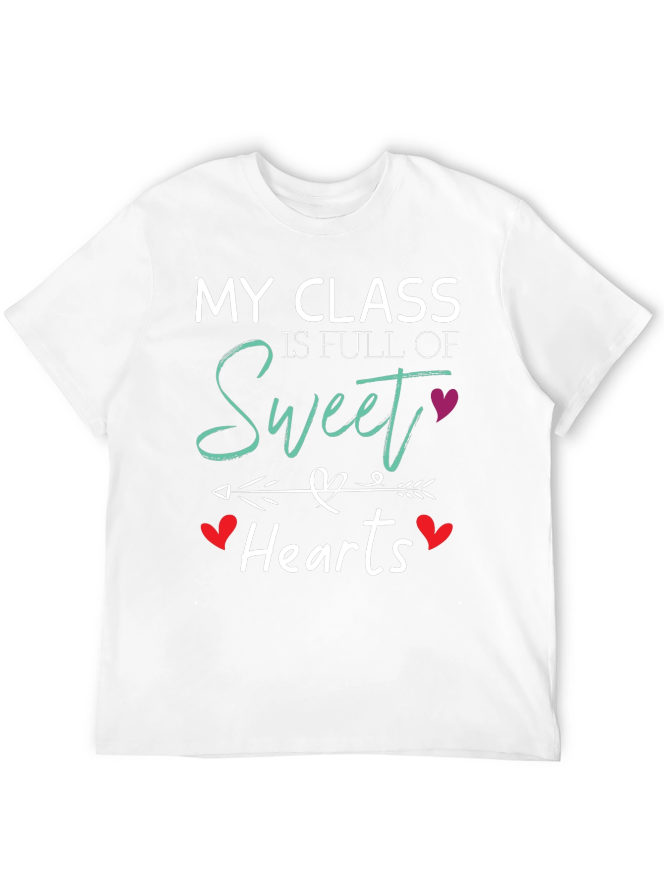 Sweet Hearts Teacher T-Shirt