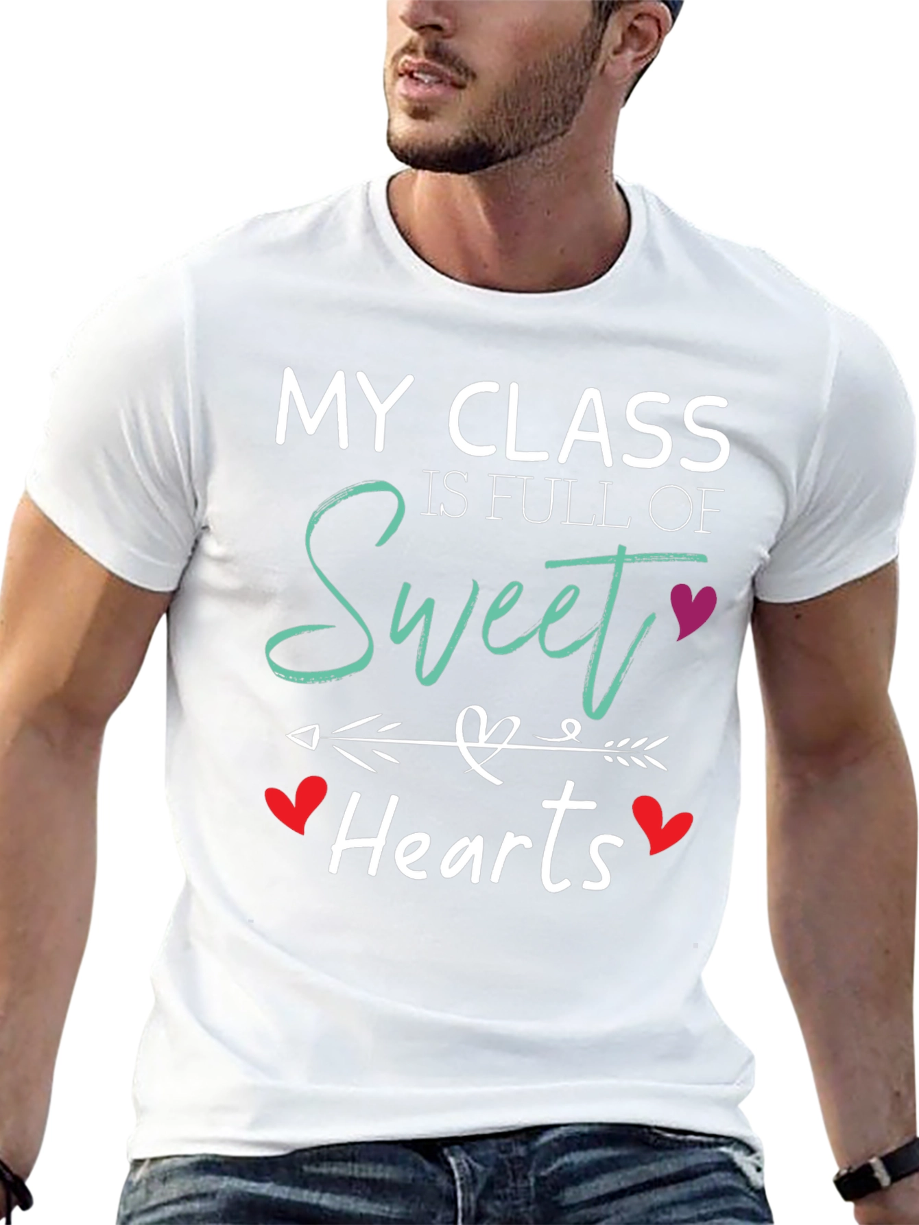 Sweet Hearts Teacher T-Shirt