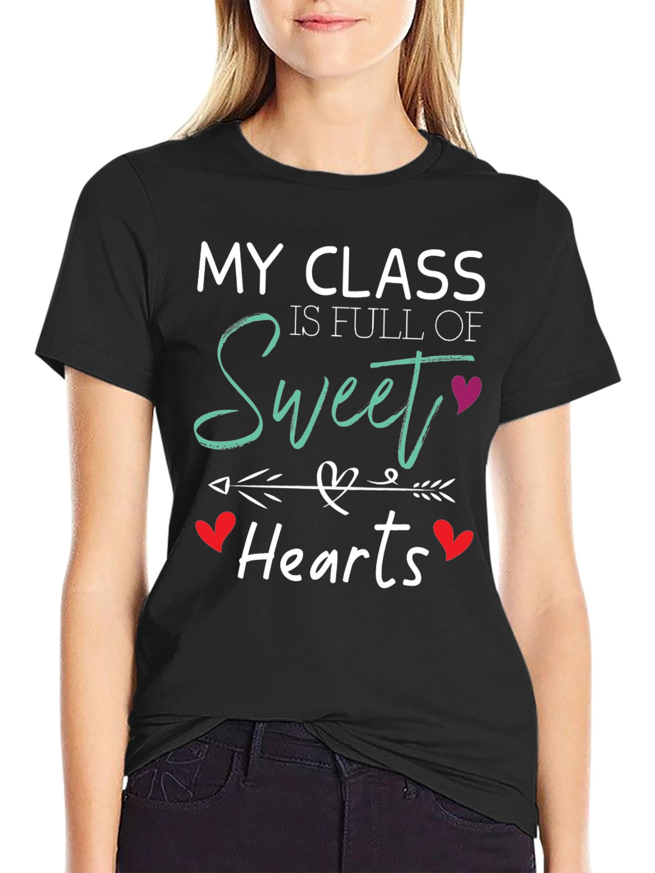 Sweet Hearts Teacher T-Shirt