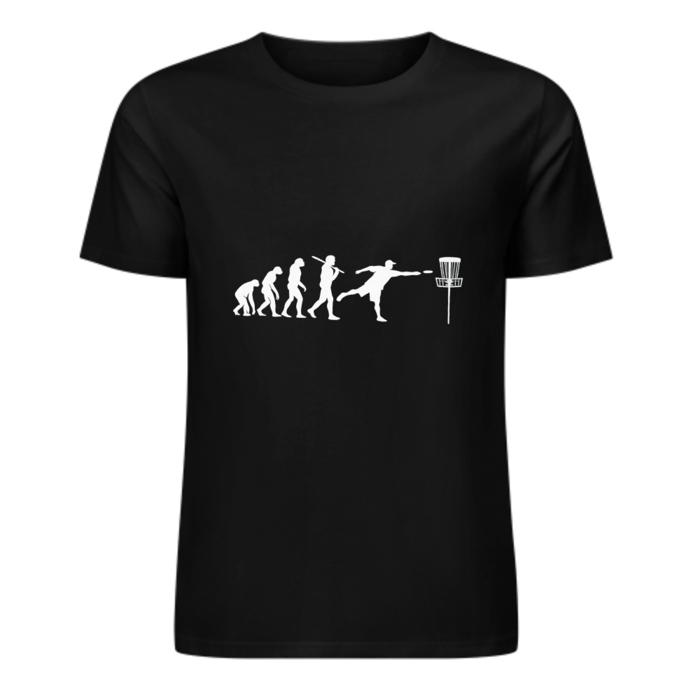 Disc Golf Evolution T-Shirt | Funny Disc Golfer Graphic Tee(z124)