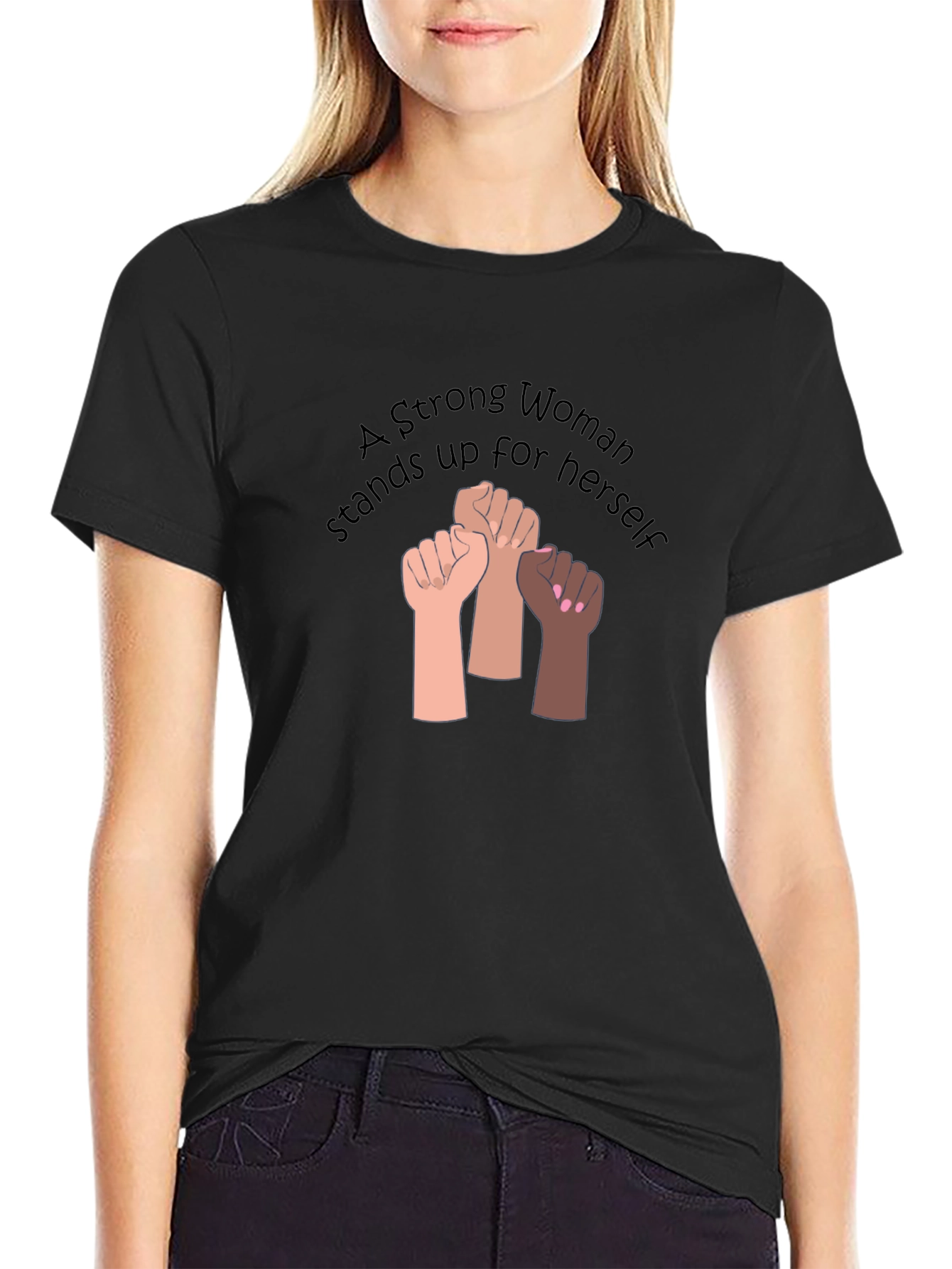 Strong Woman T-Shirt - Empowerment Design