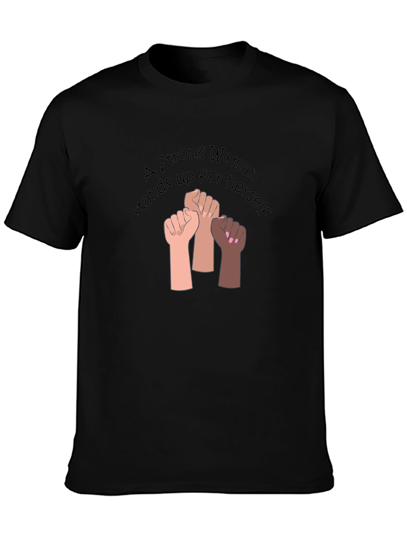 Strong Woman T-Shirt - Empowerment Design