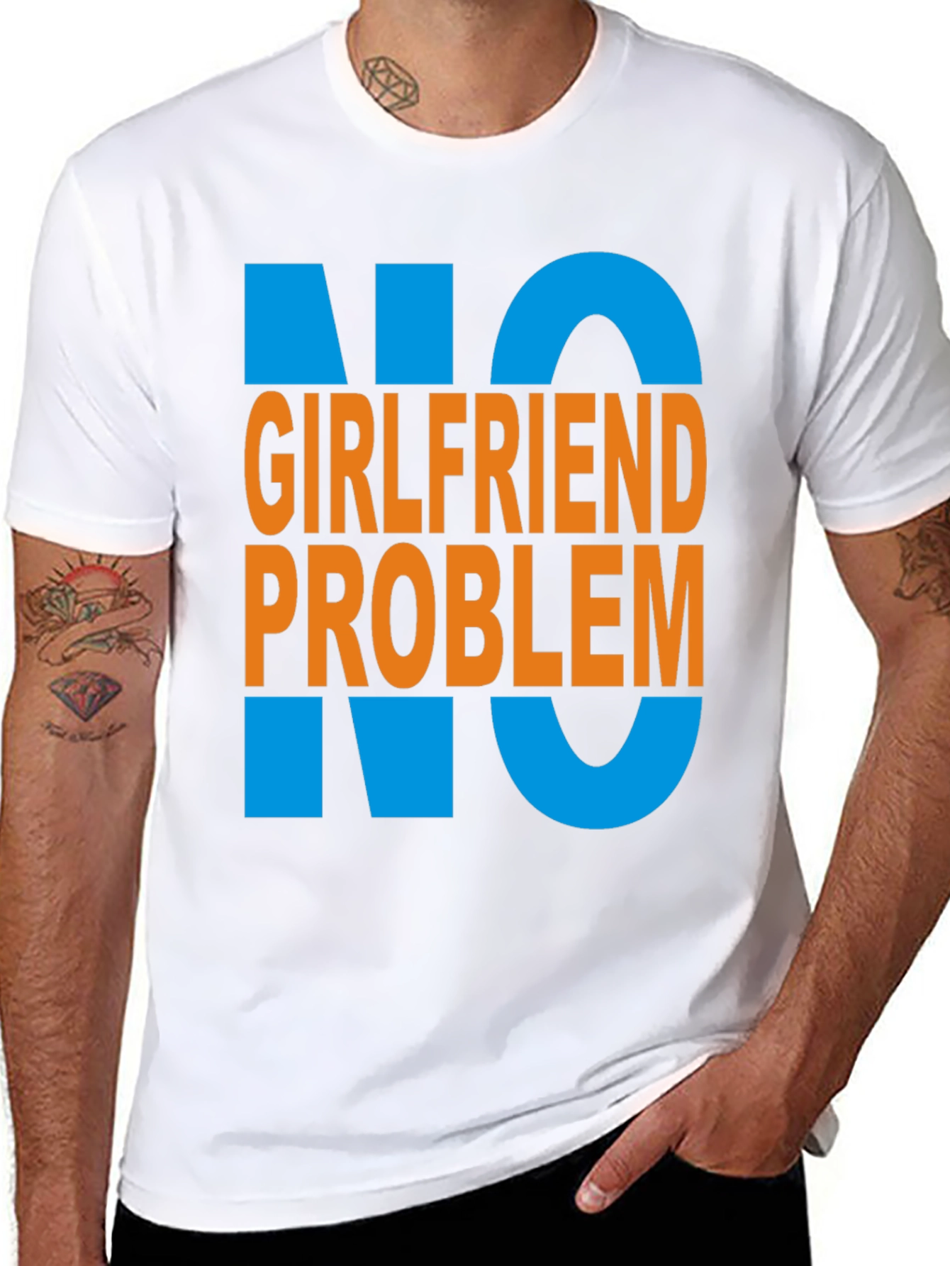 No Girlfriend Problem Graphic Tee