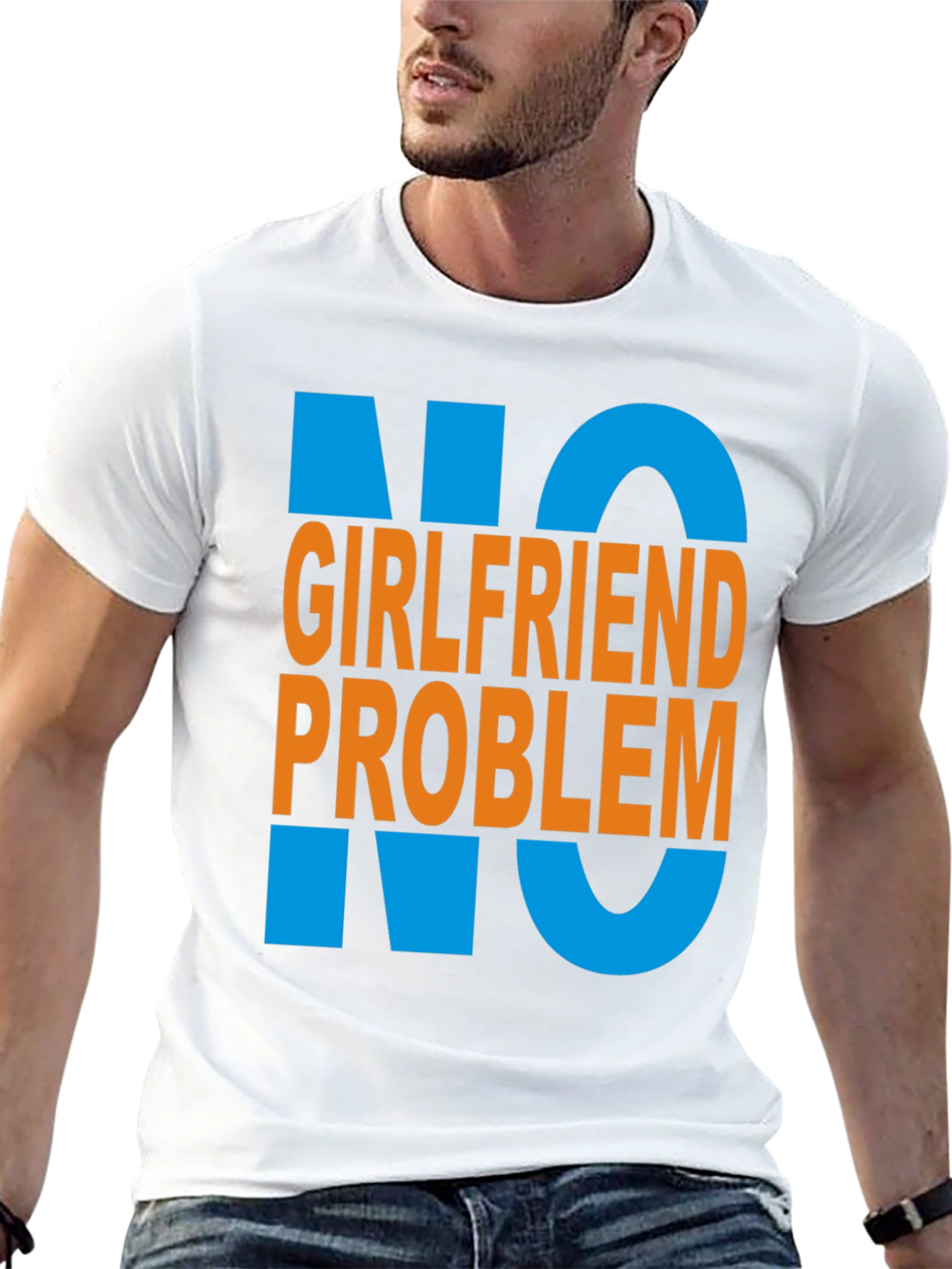 No Girlfriend Problem Graphic Tee