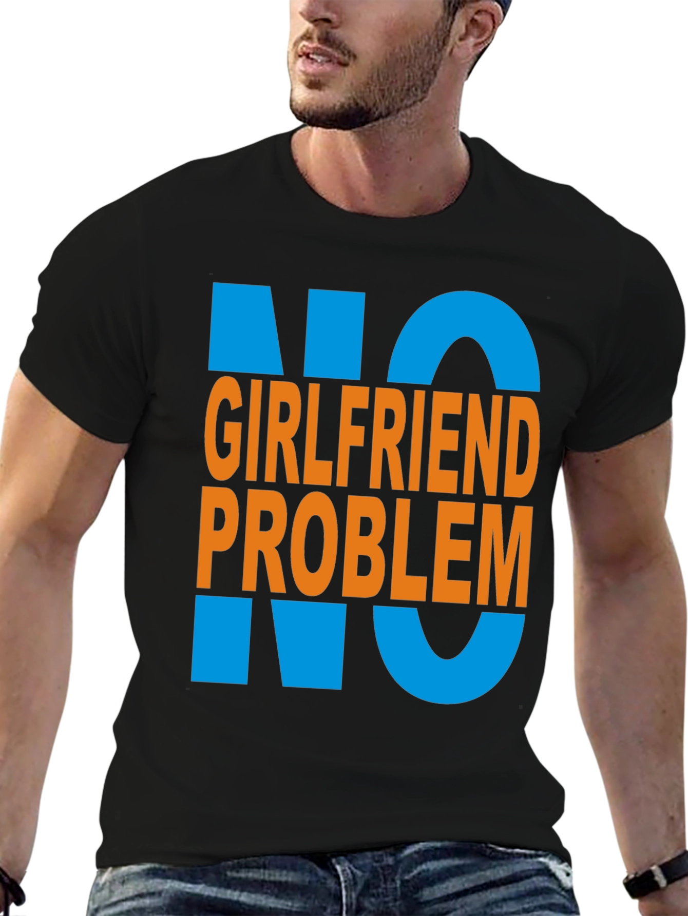 No Girlfriend Problem Graphic Tee