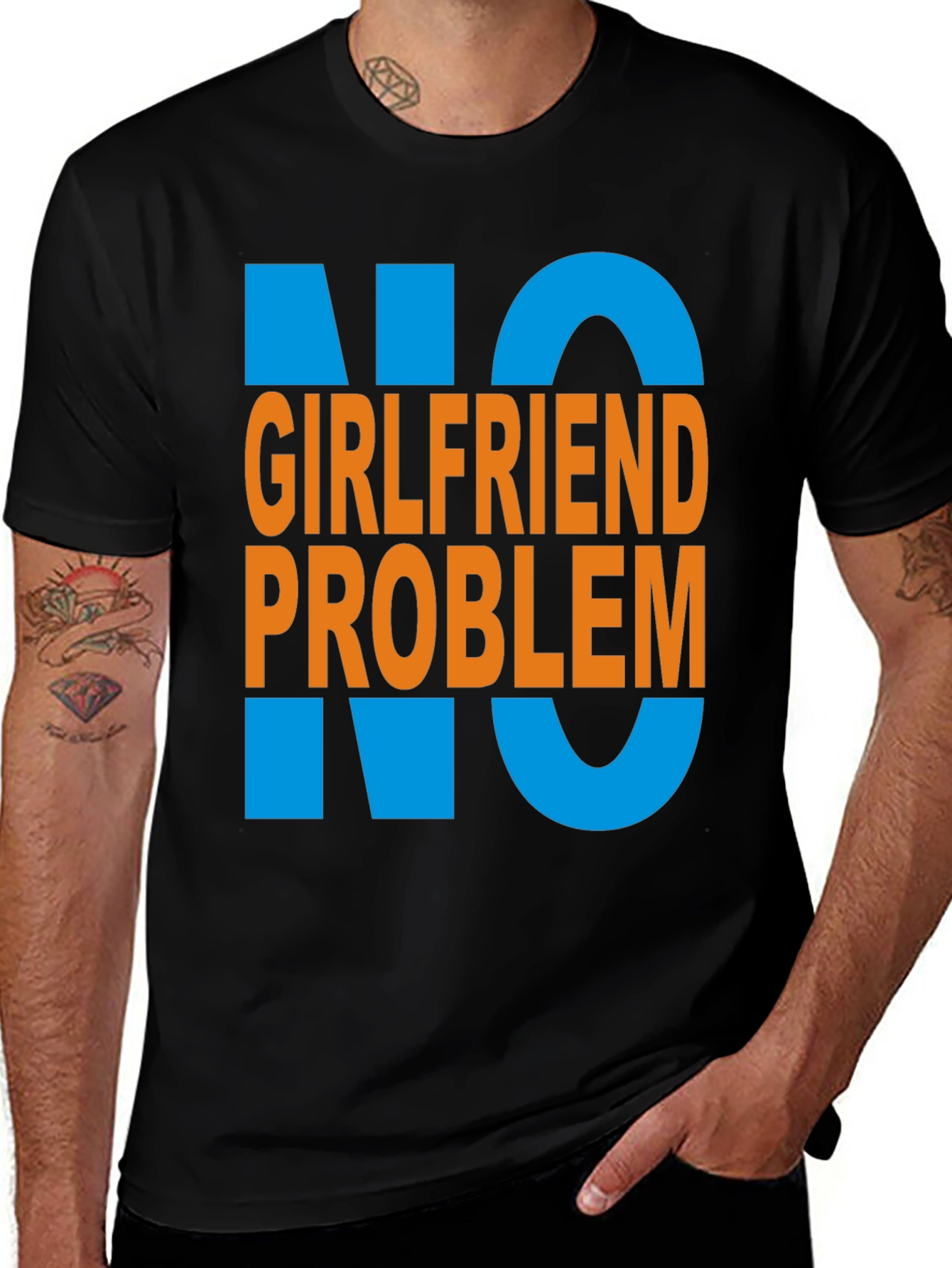 No Girlfriend Problem Graphic Tee