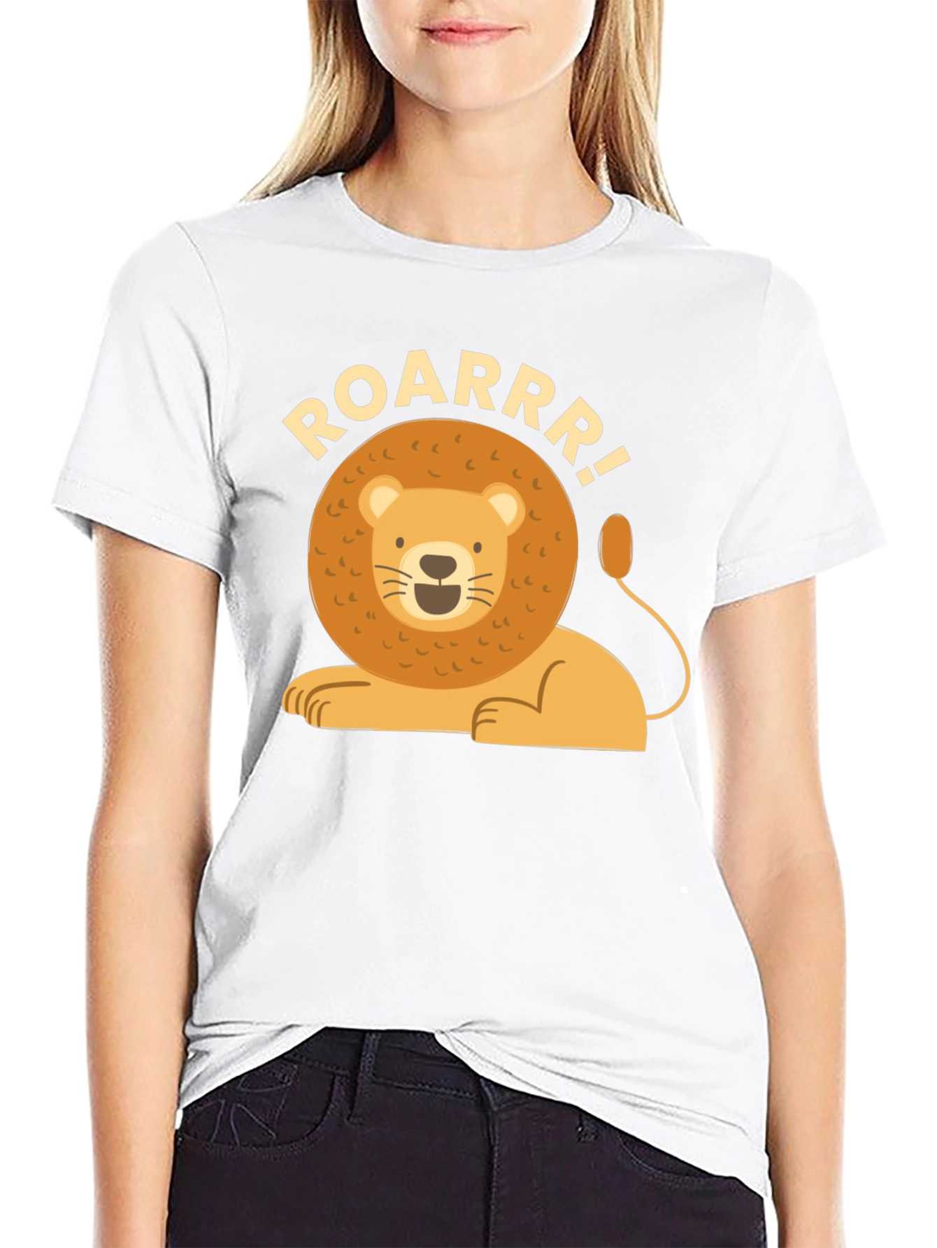 Lion Roar Graphic T-Shirt - Mens Black Tee