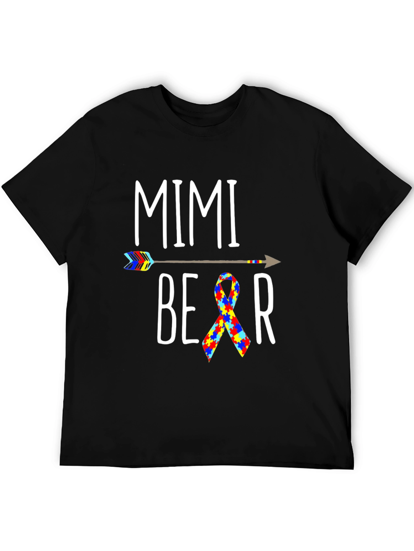 Mimi Bear Autism Awareness T-Shirt