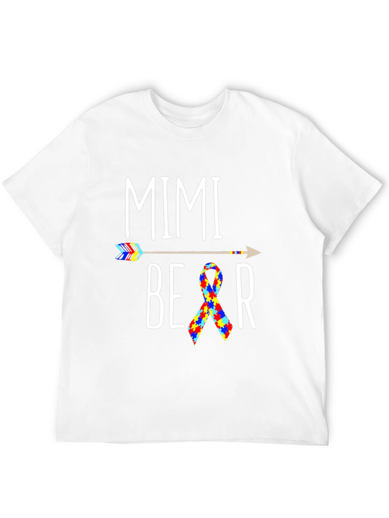 Mimi Bear Autism Awareness T-Shirt