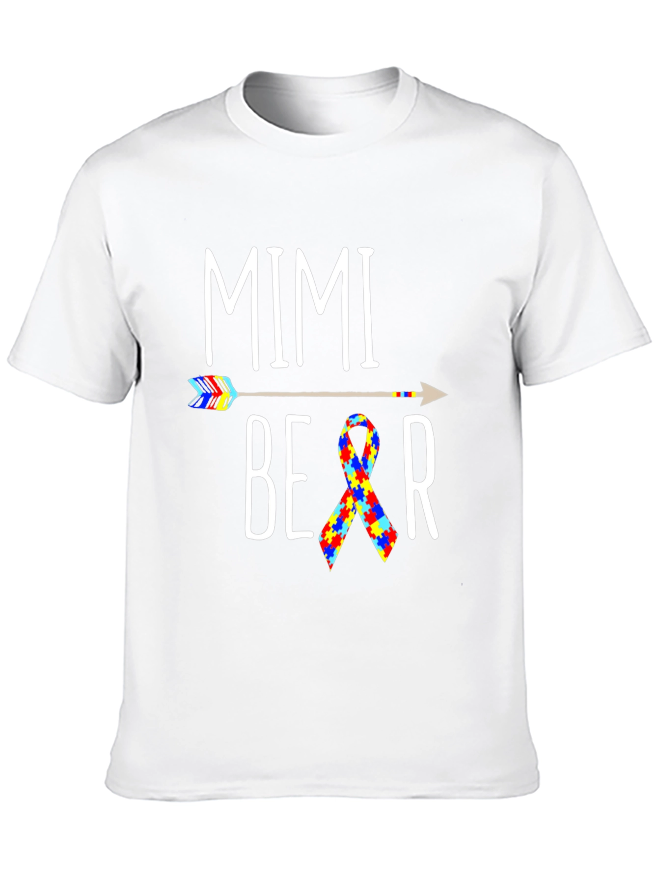 Mimi Bear Autism Awareness T-Shirt