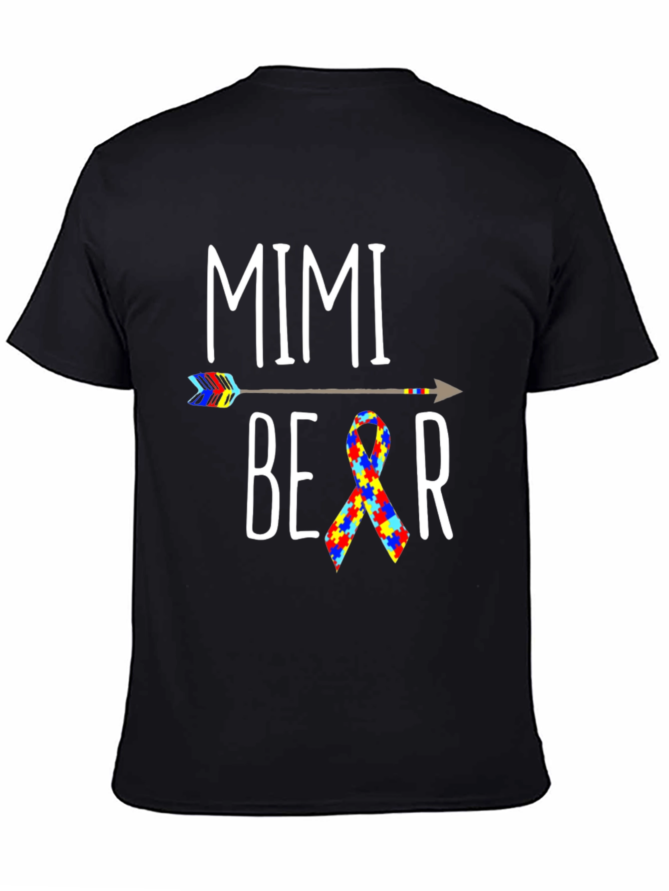 Mimi Bear Autism Awareness T-Shirt