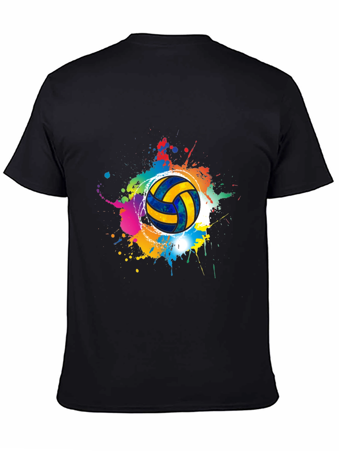 Volleyball Splash T-Shirt - Sporty Graphic Tee