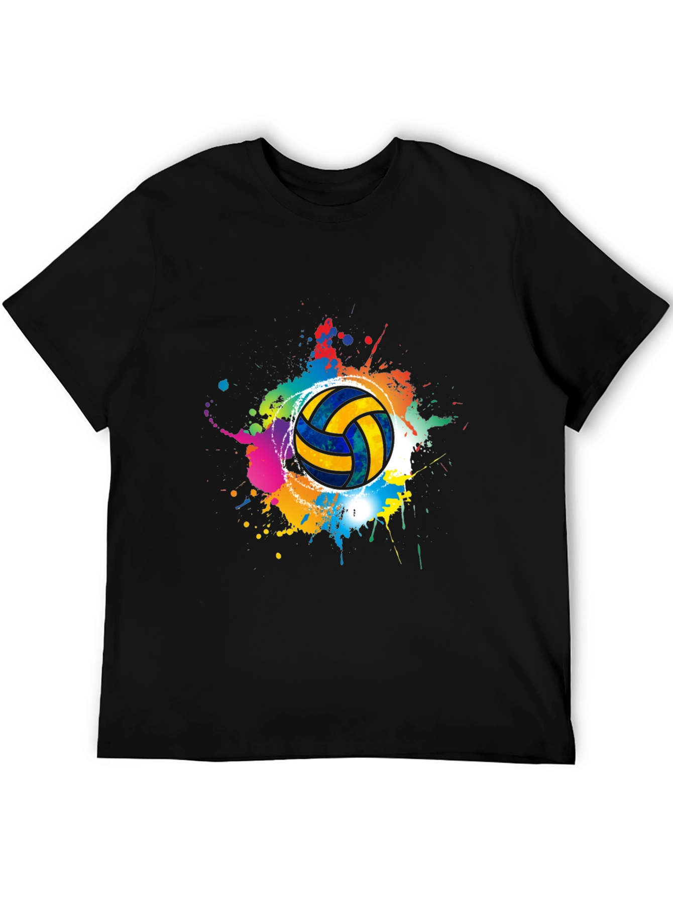 Volleyball Splash T-Shirt - Sporty Graphic Tee
