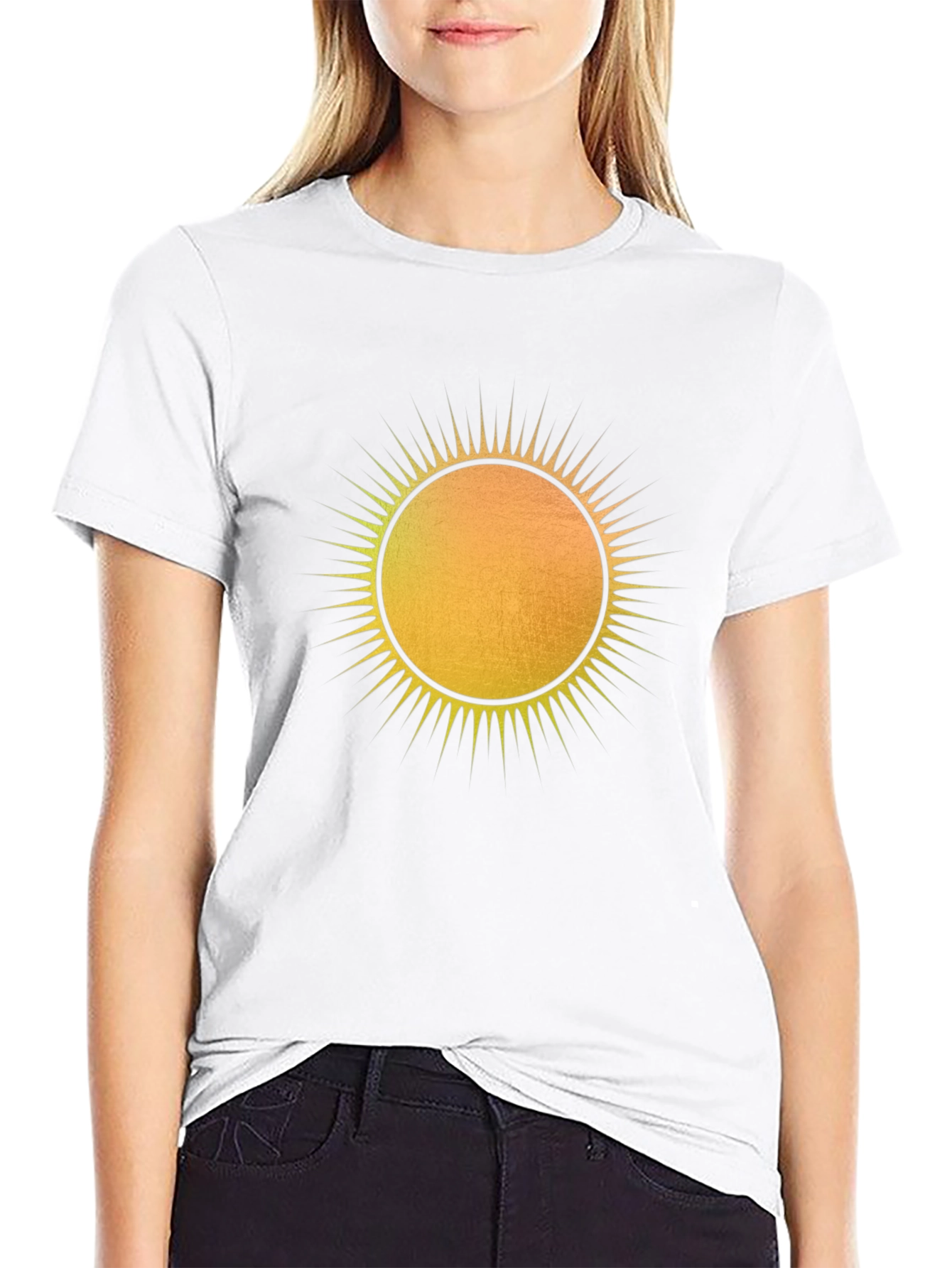 Radiant Sun Graphic Tee - Mens Black T-Shirt