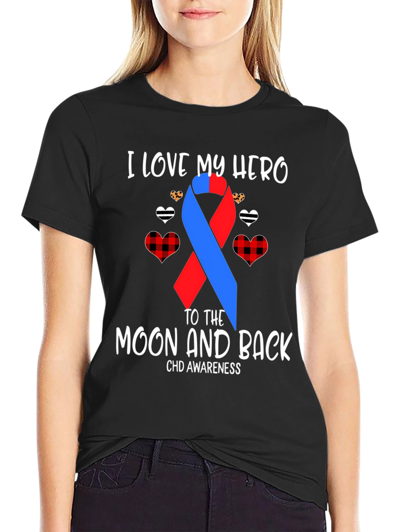 I Love My Hero CHD Awareness T-Shirt