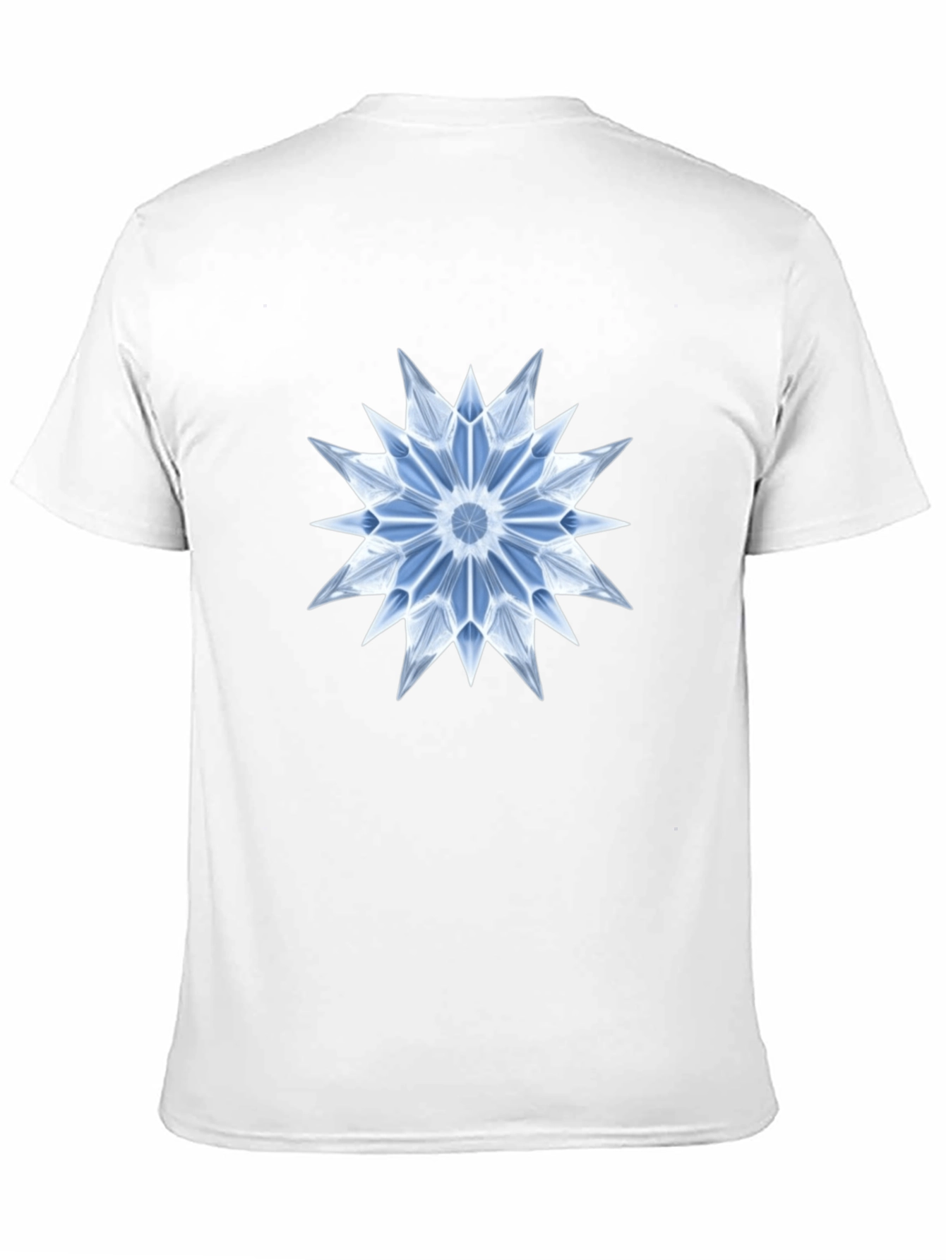 Ice Crystal Graphic Black T-Shirt