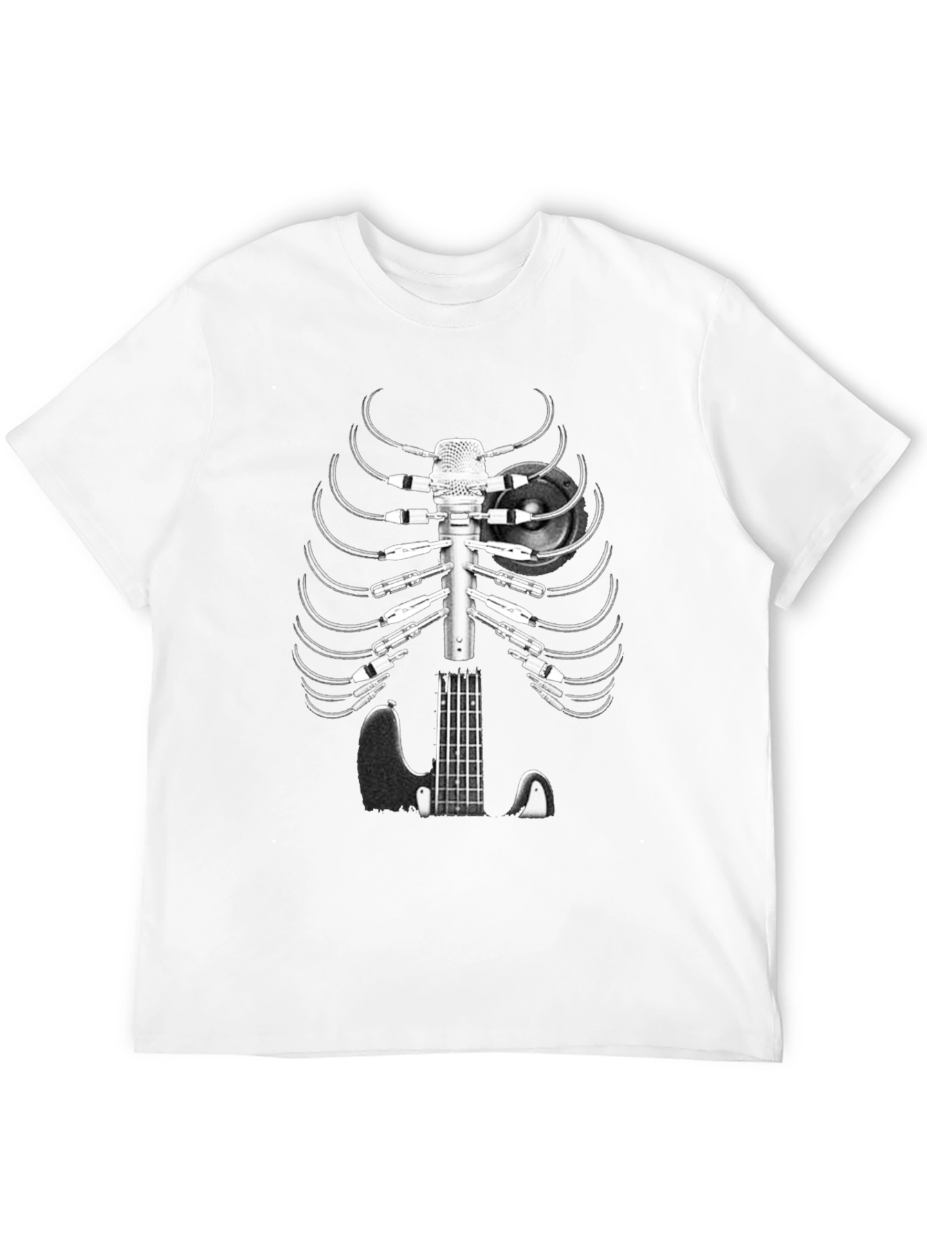 Musician Skeleton T-Shirt - Sound Engineer Tee