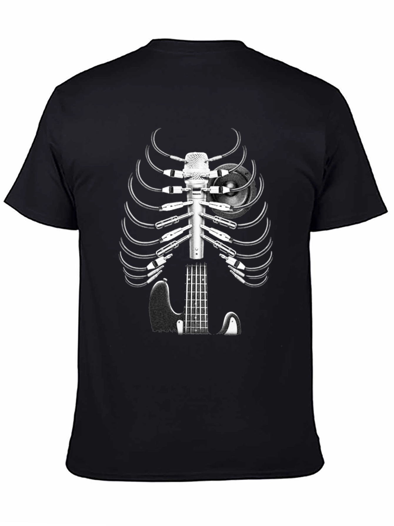 Musician Skeleton T-Shirt - Sound Engineer Tee