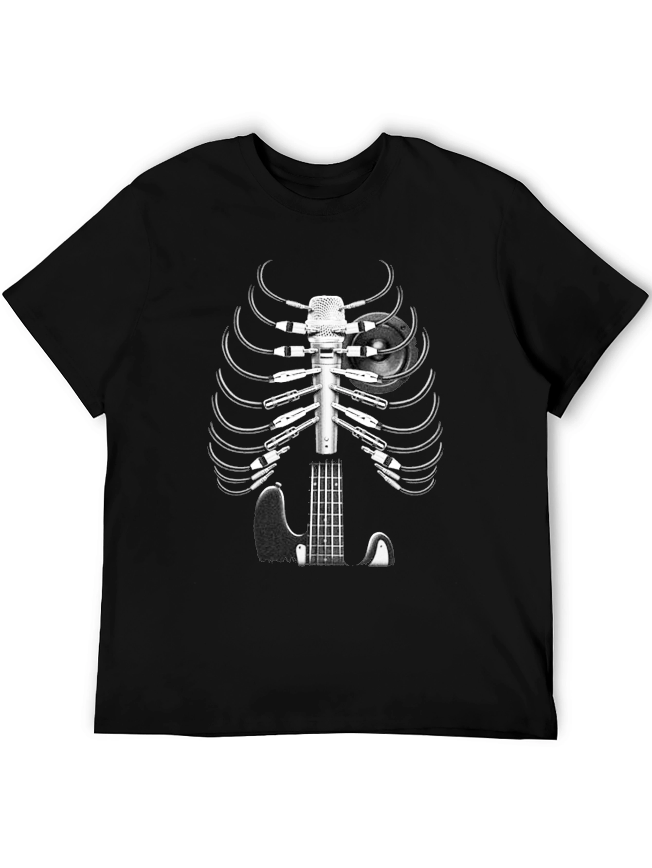 Musician Skeleton T-Shirt - Sound Engineer Tee
