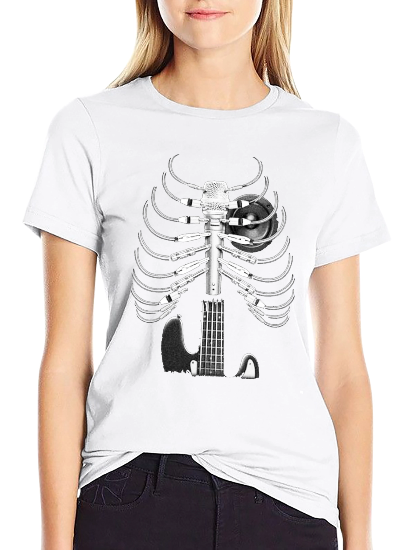 Musician Skeleton T-Shirt - Sound Engineer Tee