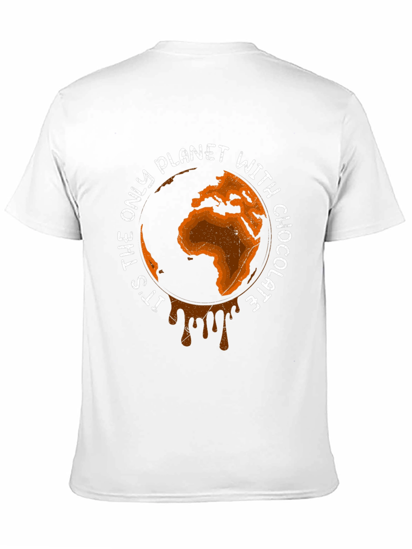 Chocolate Planet Graphic Tee - Earth Lovers Shirt