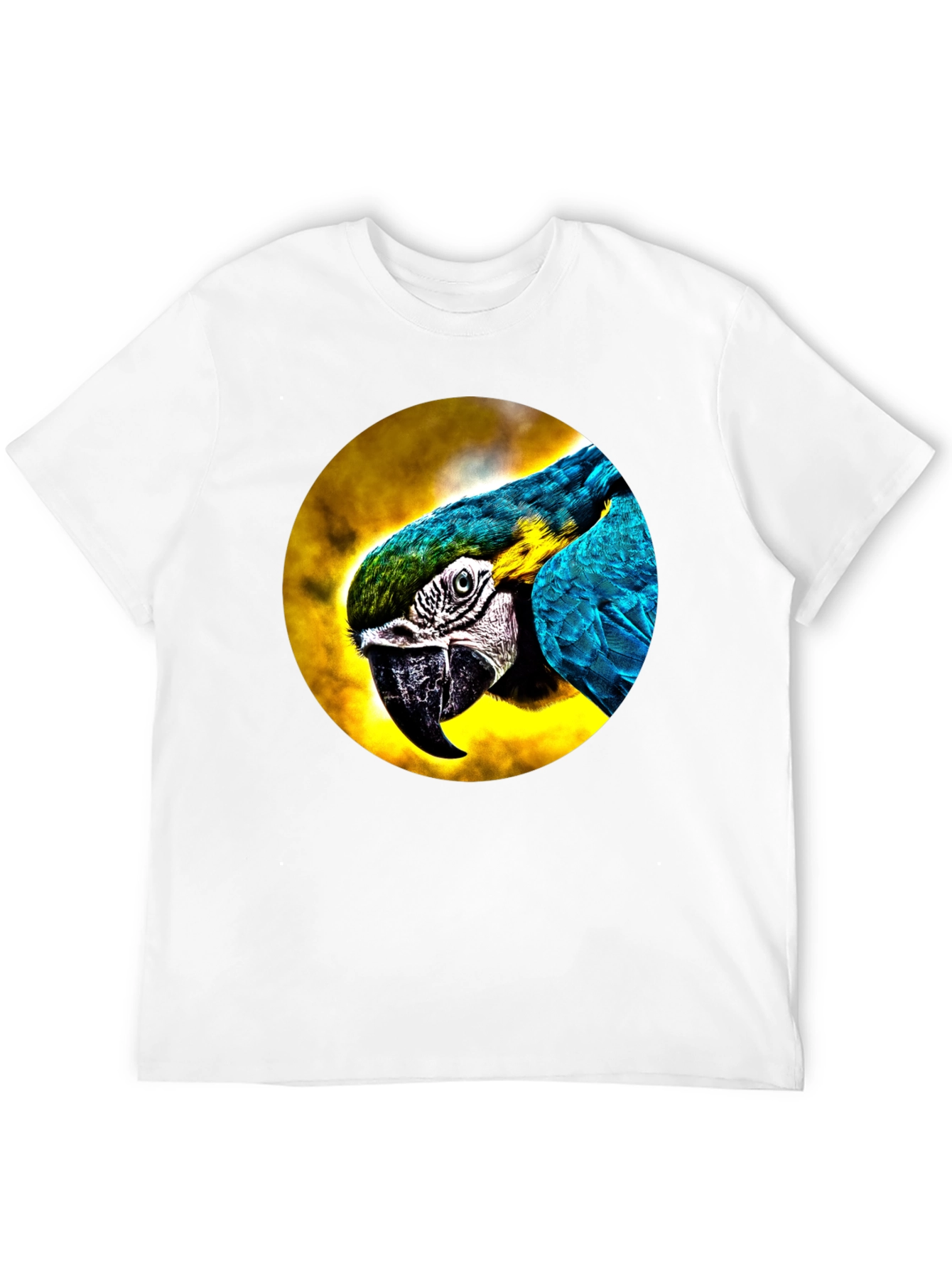 Parrot Graphic T-Shirt - Round Design