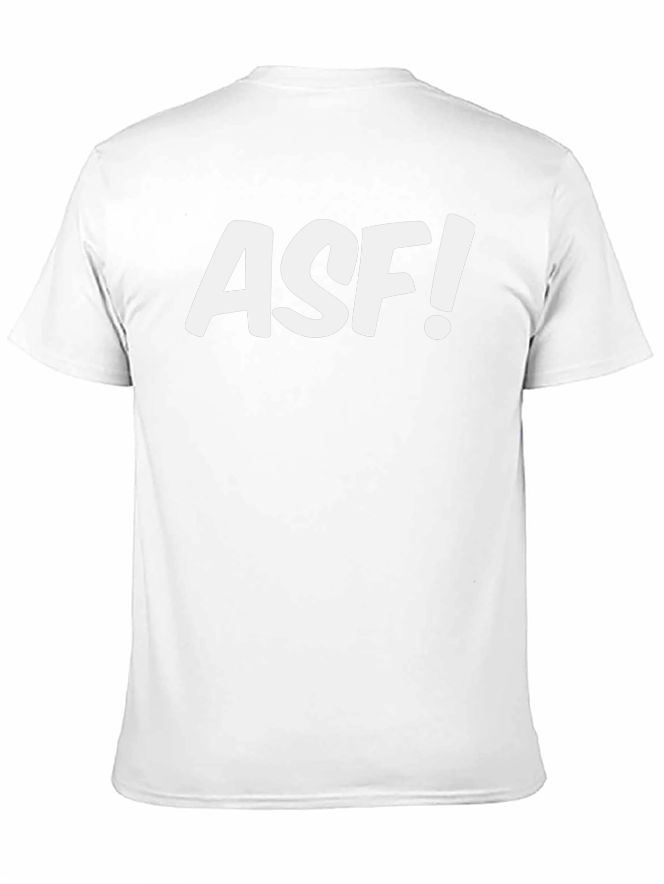 ASF! Black Graphic Tee - Bold Statement T-Shirt