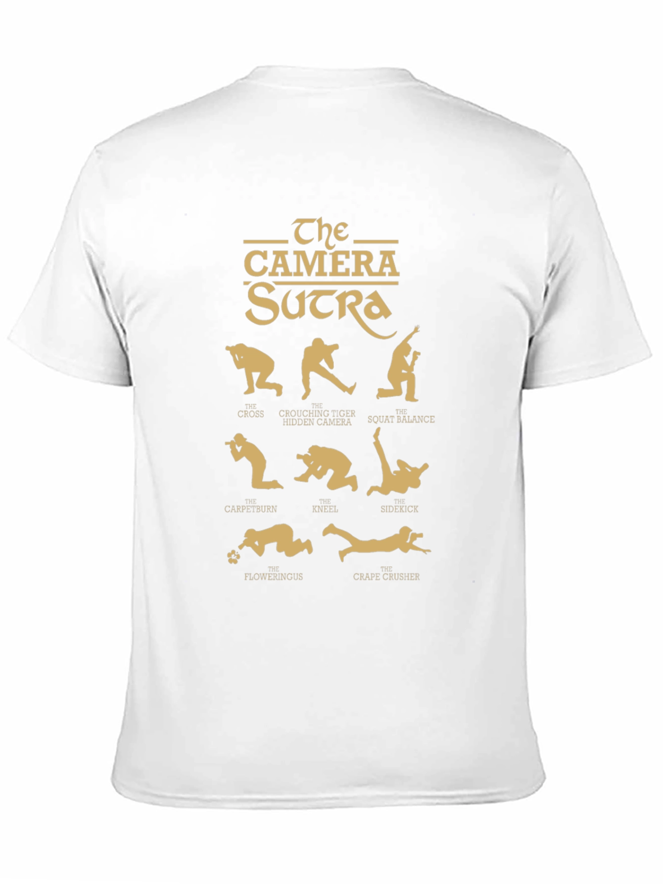 Camera Sutra Graphic Tee - Photographer Humor T-Shirt