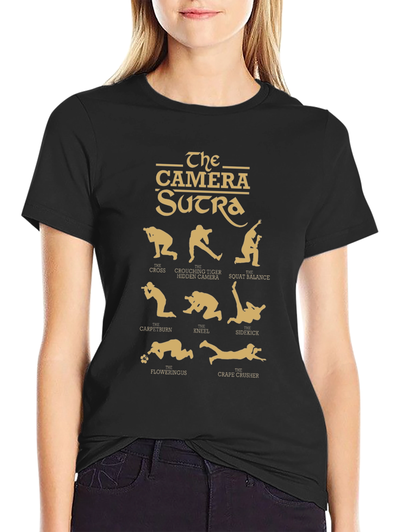Camera Sutra Graphic Tee - Photographer Humor T-Shirt
