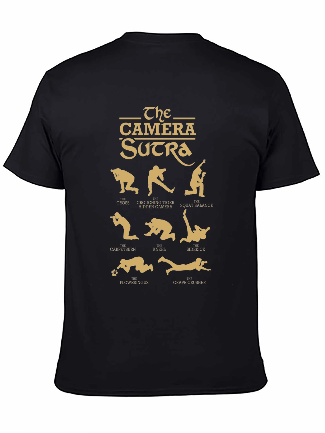 Camera Sutra Graphic Tee - Photographer Humor T-Shirt