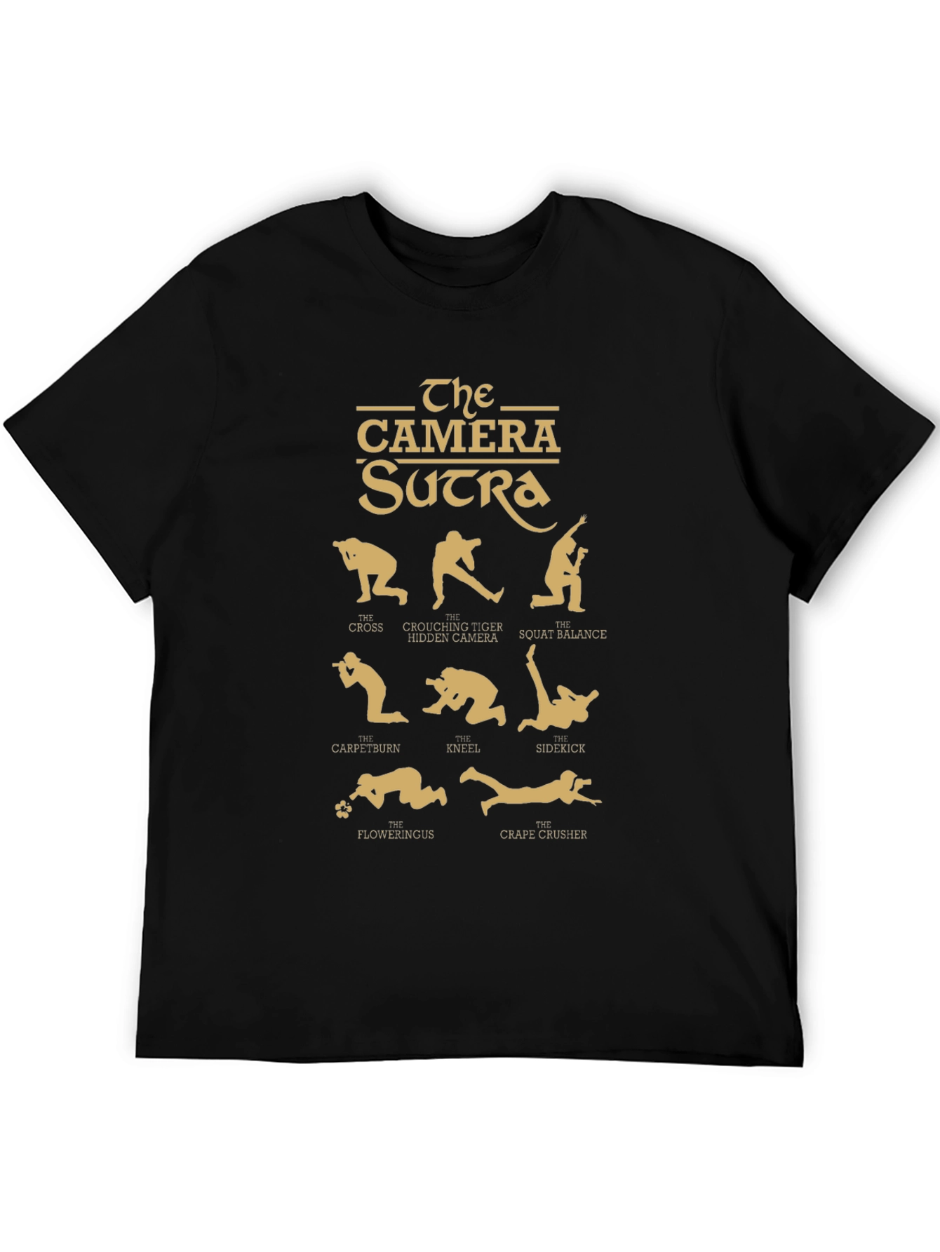 Camera Sutra Graphic Tee - Photographer Humor T-Shirt