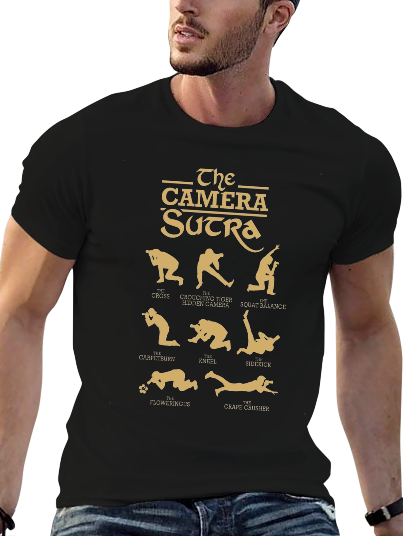Camera Sutra Graphic Tee - Photographer Humor T-Shirt