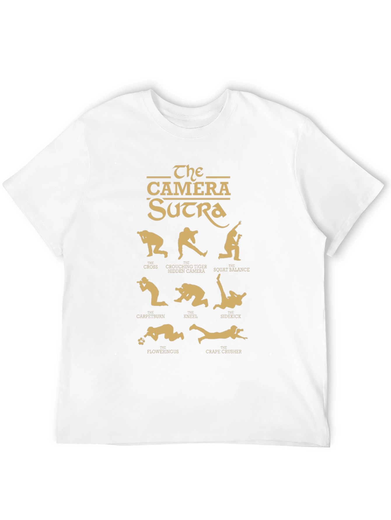 Camera Sutra Graphic Tee - Photographer Humor T-Shirt