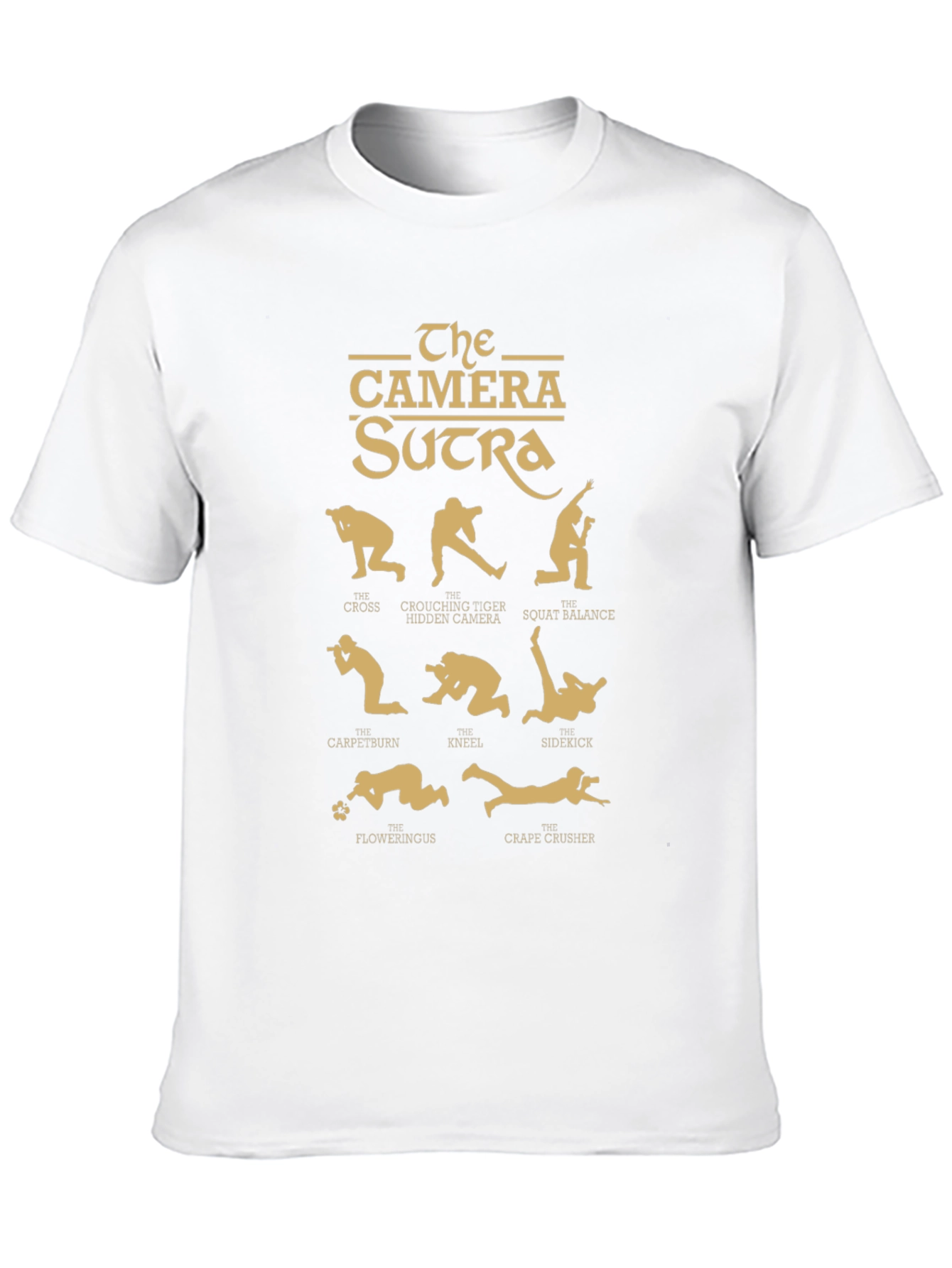 Camera Sutra Graphic Tee - Photographer Humor T-Shirt
