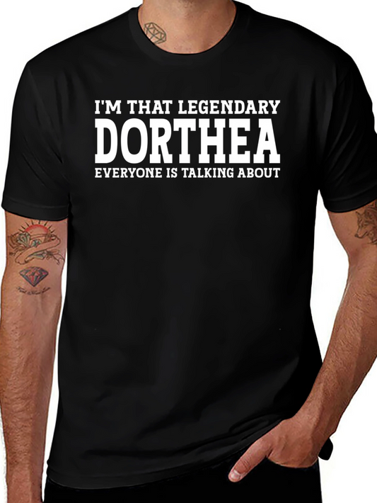 Legendary Dorthea T-Shirt - Black Graphic Tee