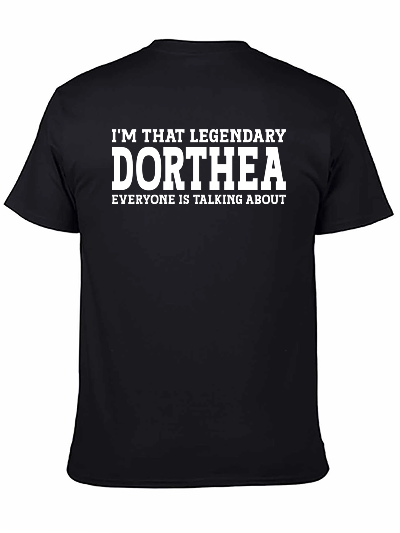 Legendary Dorthea T-Shirt - Black Graphic Tee