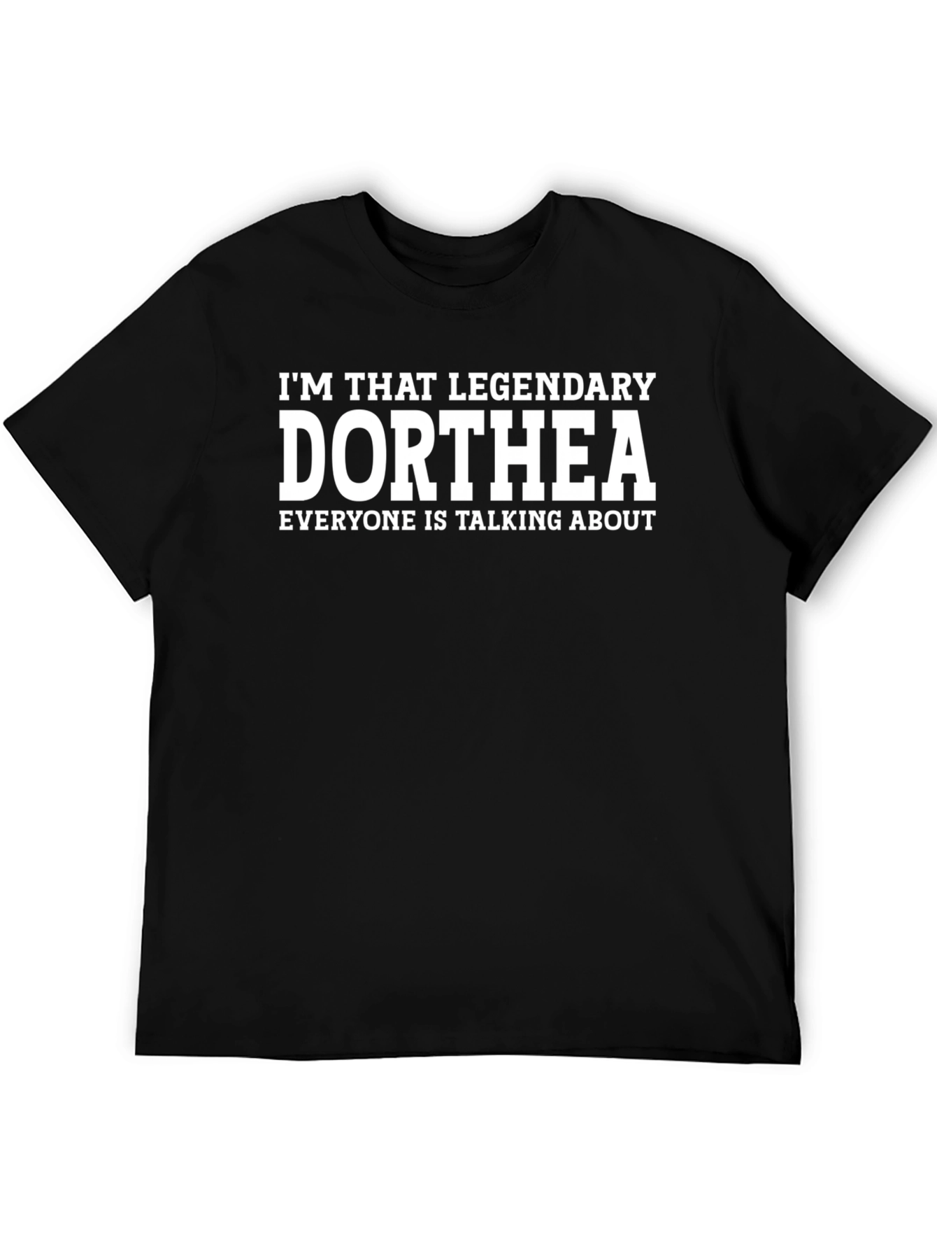Legendary Dorthea T-Shirt - Black Graphic Tee