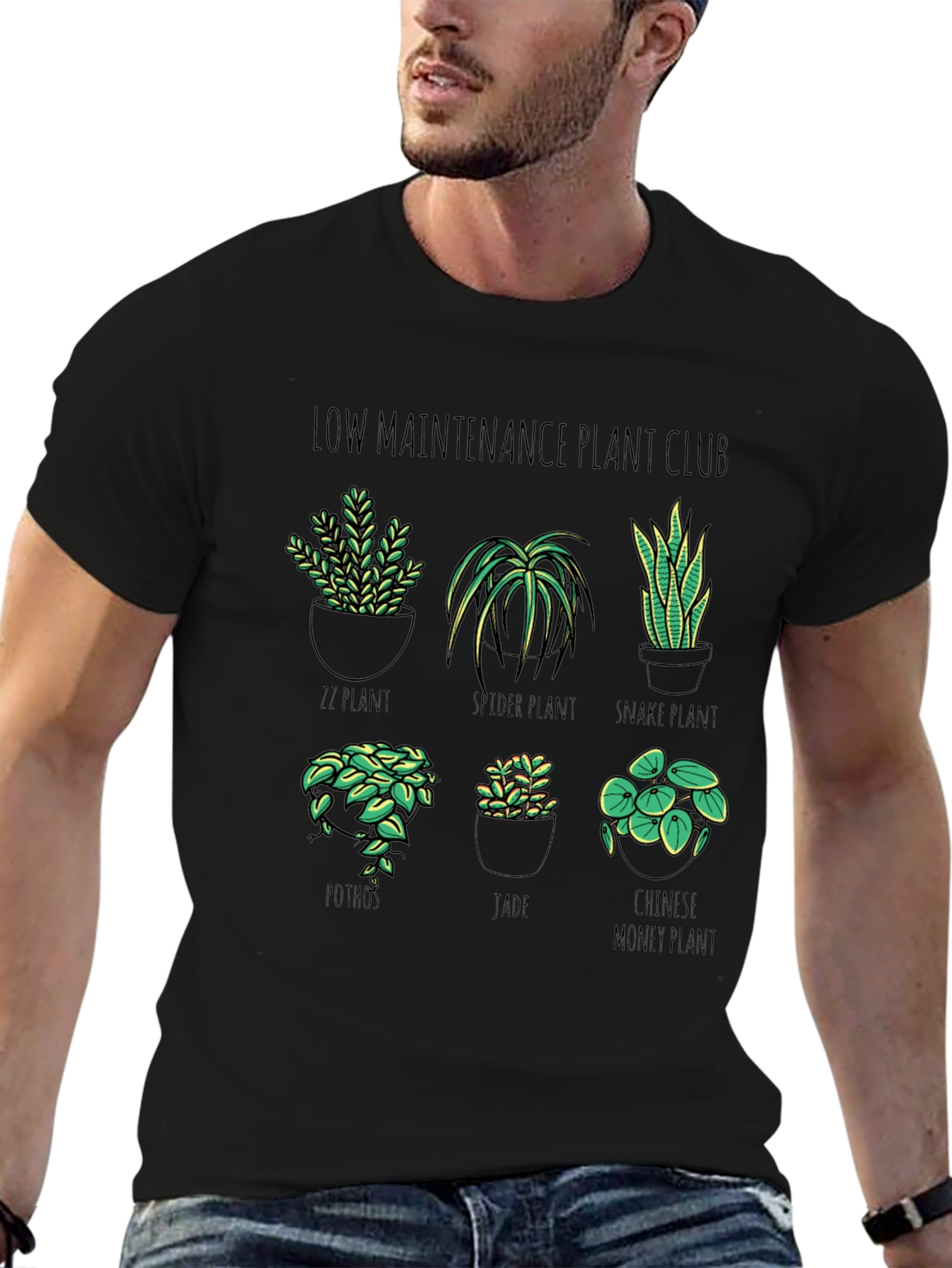 Low Maintenance Plant Club Graphic Tee