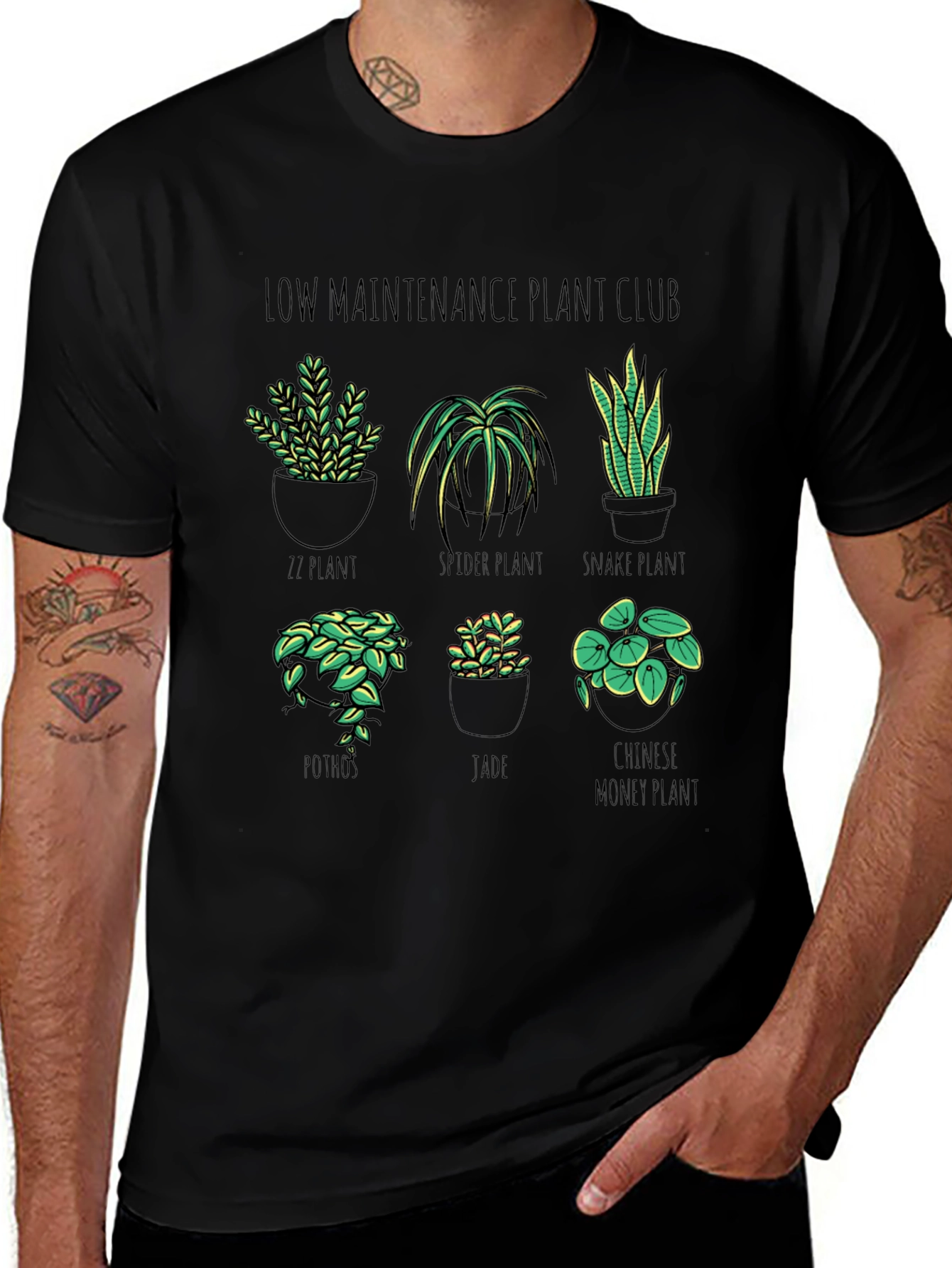 Low Maintenance Plant Club Graphic Tee