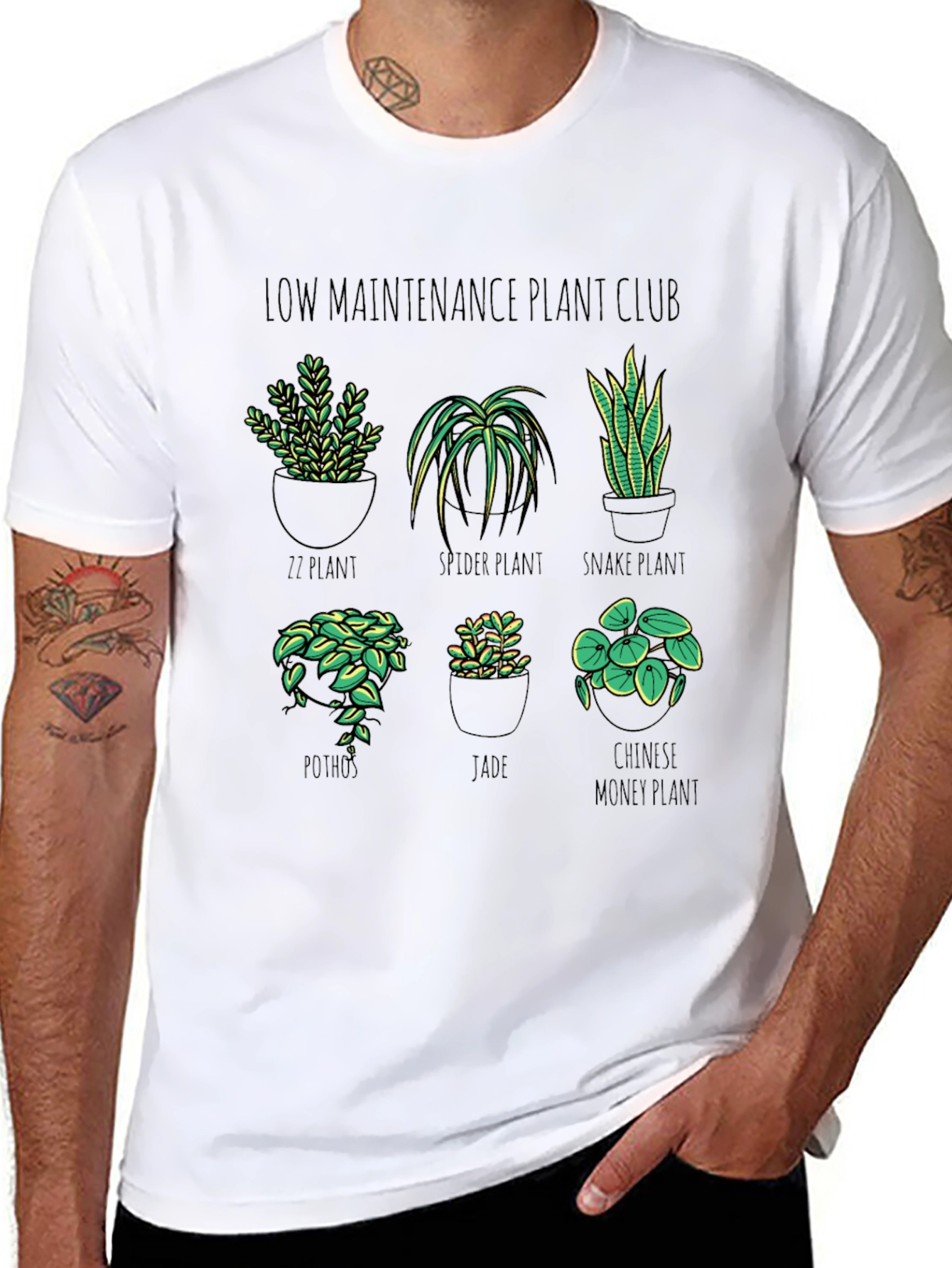 Low Maintenance Plant Club Graphic Tee