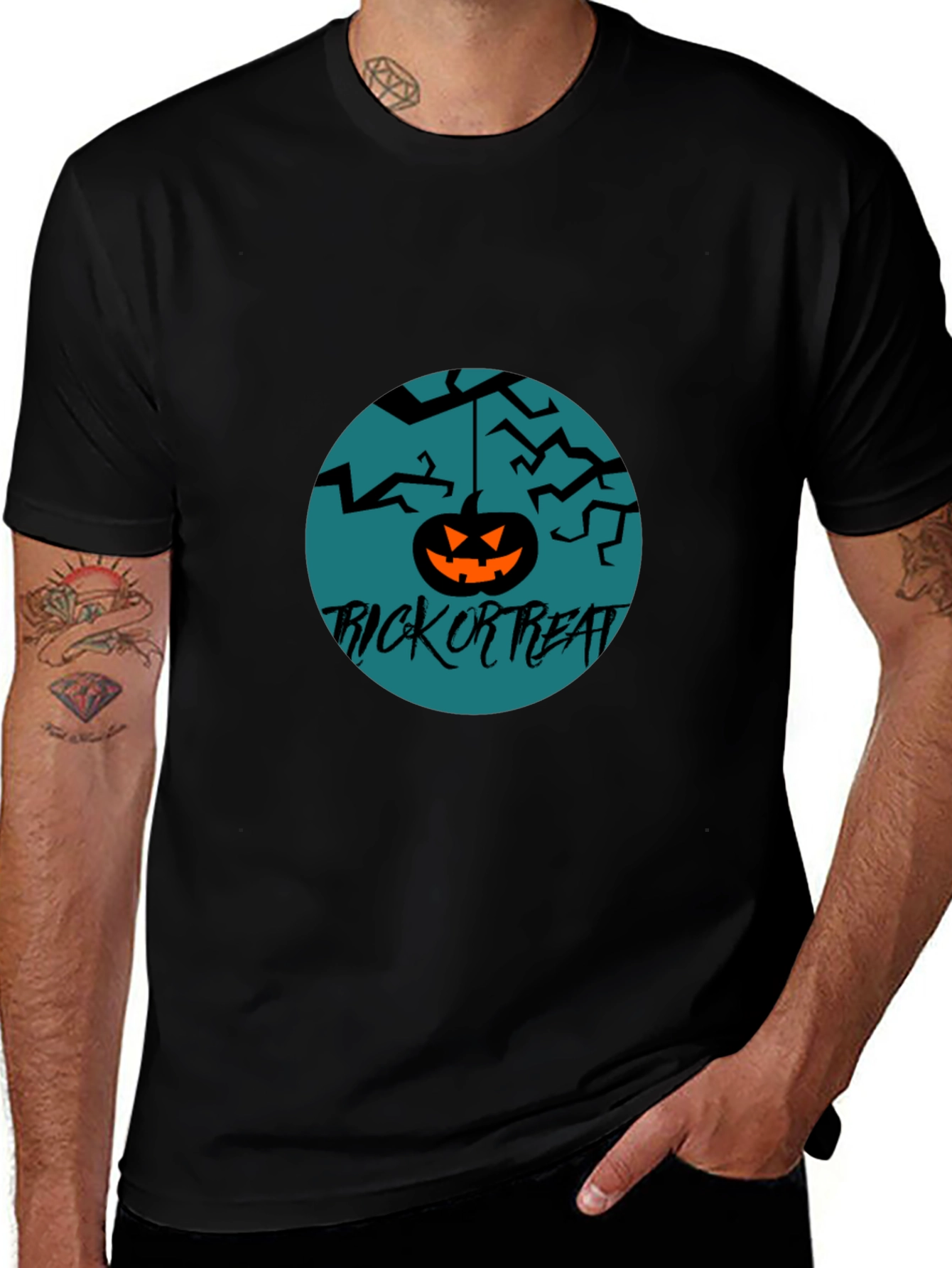 Halloween Trick or Treat Graphic Tee